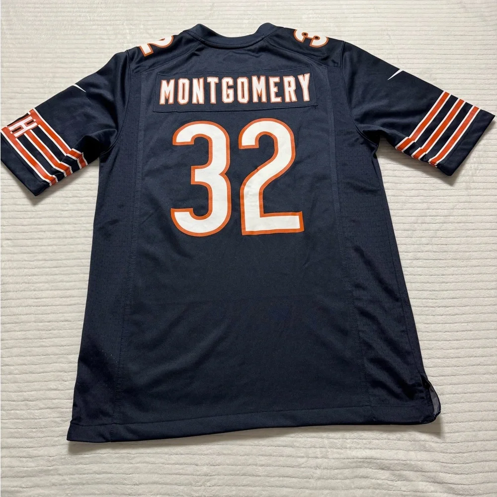 Nike Navy and Orange Men's Jersey - Picture 3 of 7